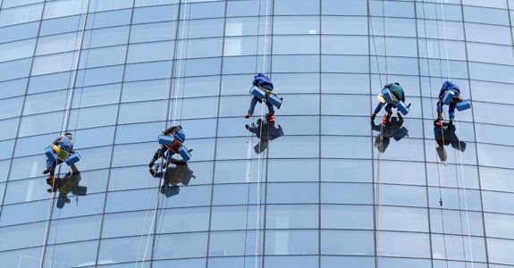 Facade Cleaning in Emaar Palm Drive